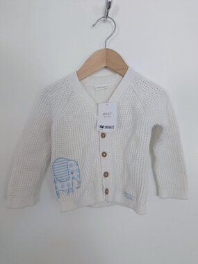 Next Baby crochet knit cardigan 12-18 months